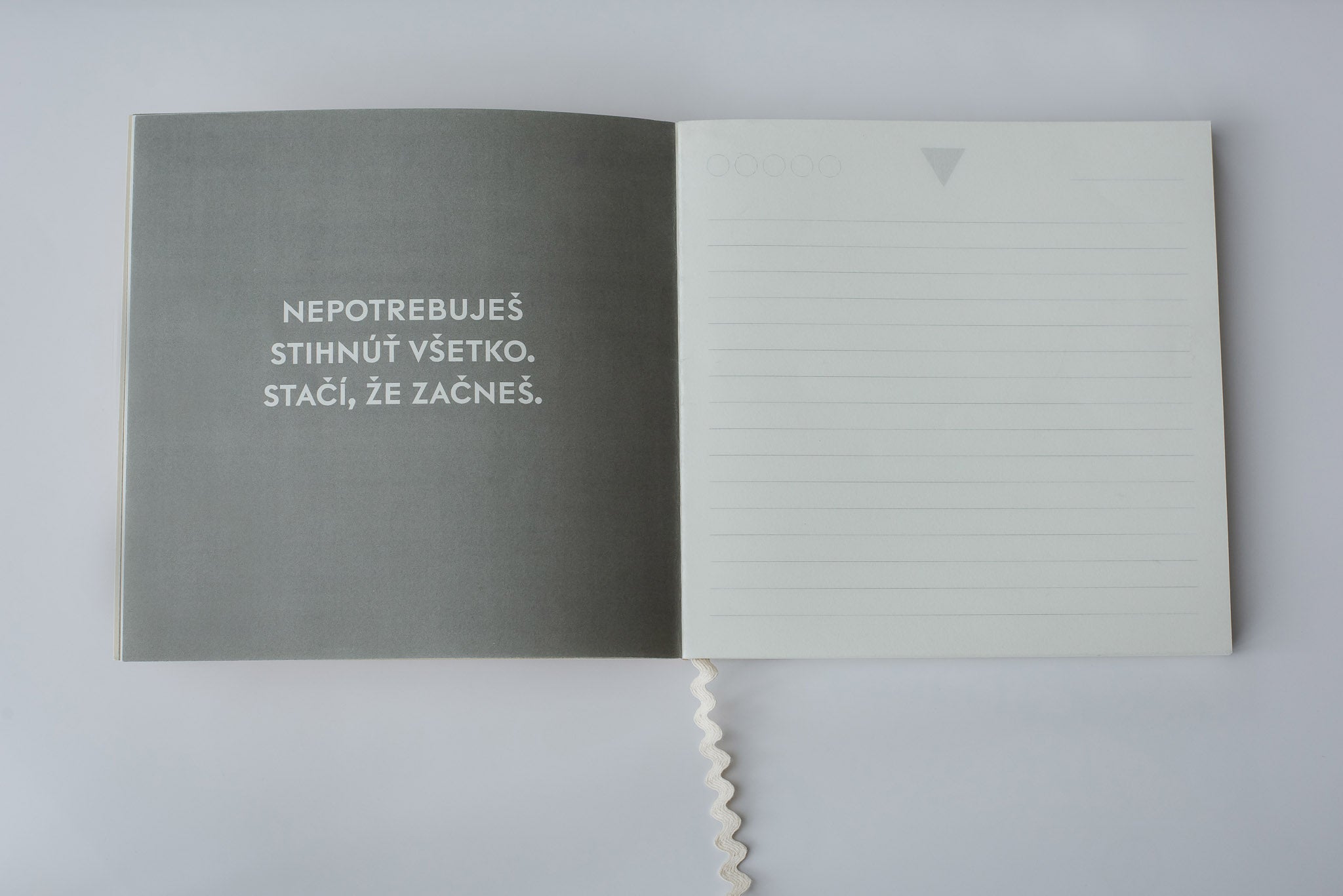 Yellow notebook of branding