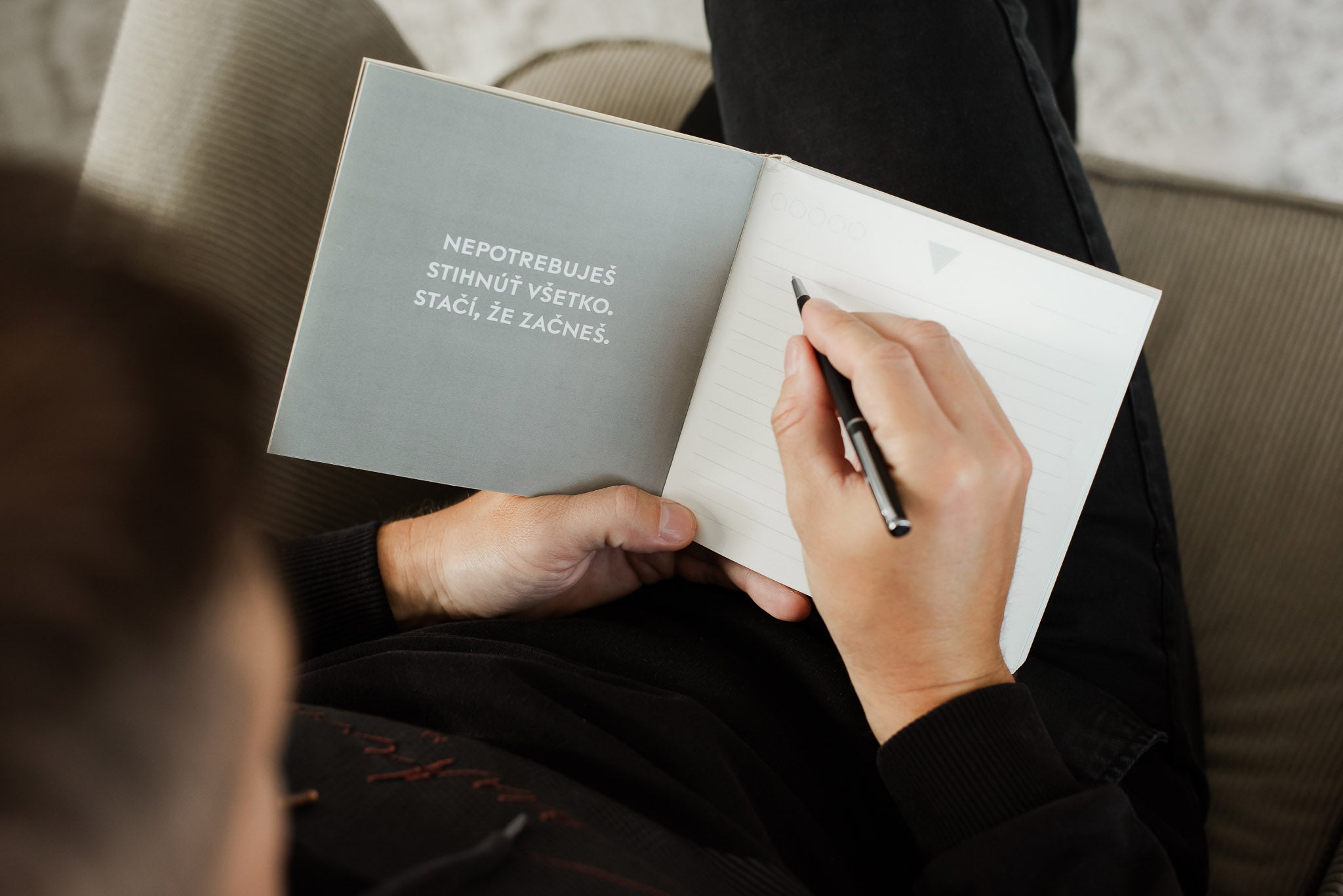 Yellow notebook of branding