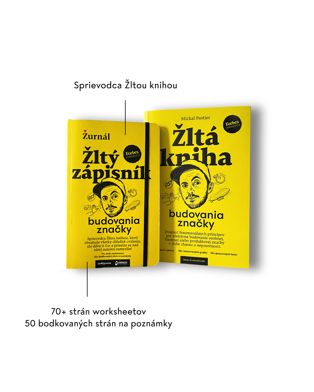 Yellow notebook of branding