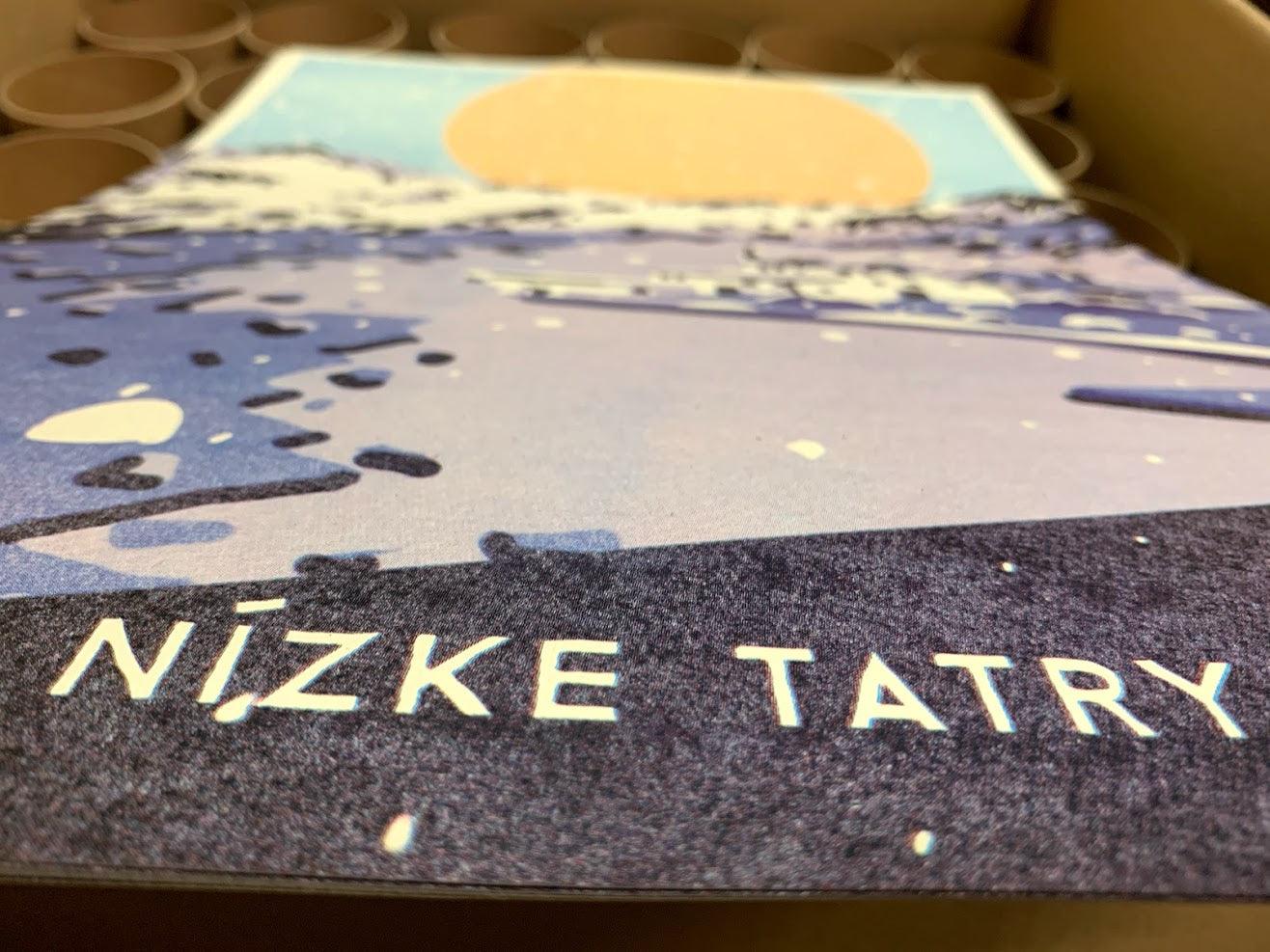 Poustr: Nízke Tatry, Chopok, Ďumbier, Štefánička, Chata MRŠ, poctivý slovenský plagát