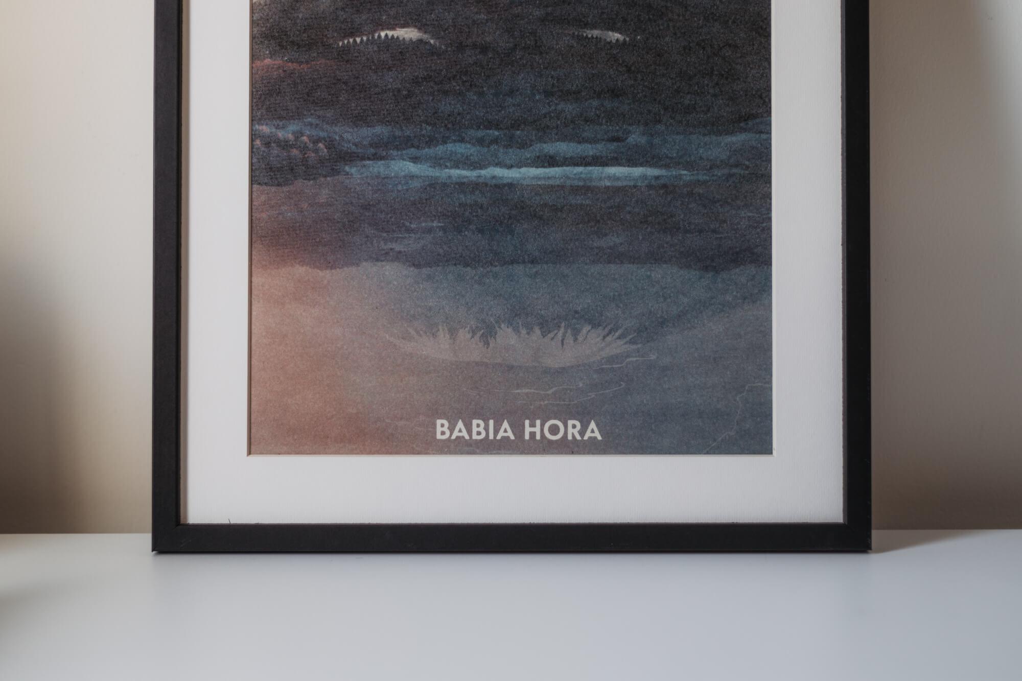 Poustr: Babia hora, poctivý slovenský plagát, Orava, Oravská priehrada, Babia Góra, Beskydy, Námestovo