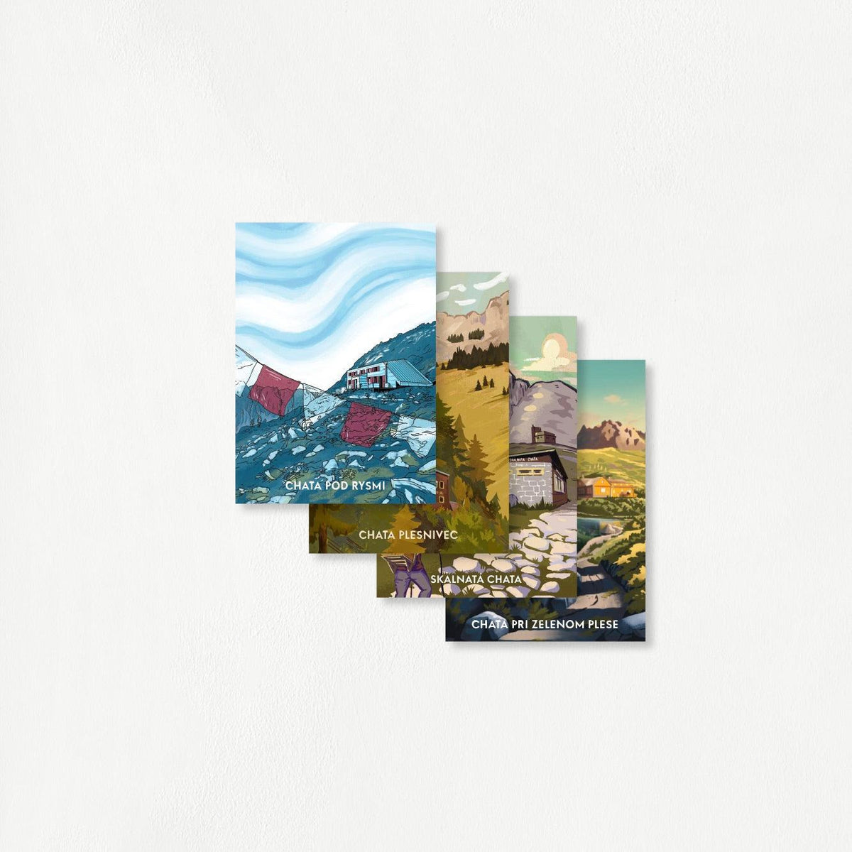 Pohľadnice: Vysoké Tatry III – poustr